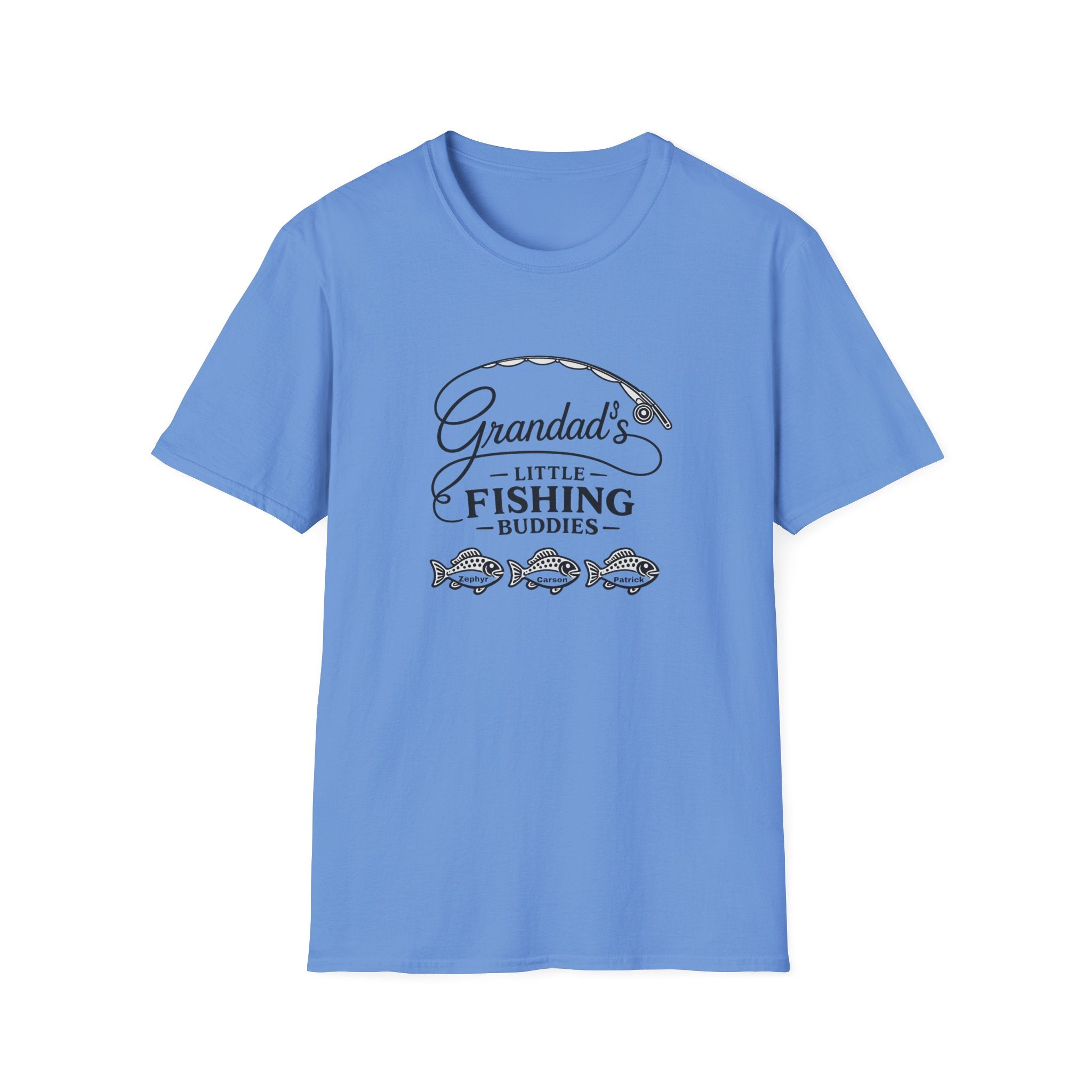 Granddad's Little Fishing Buddies T-Shirt — Grandpa & Kids Fishing Gift
