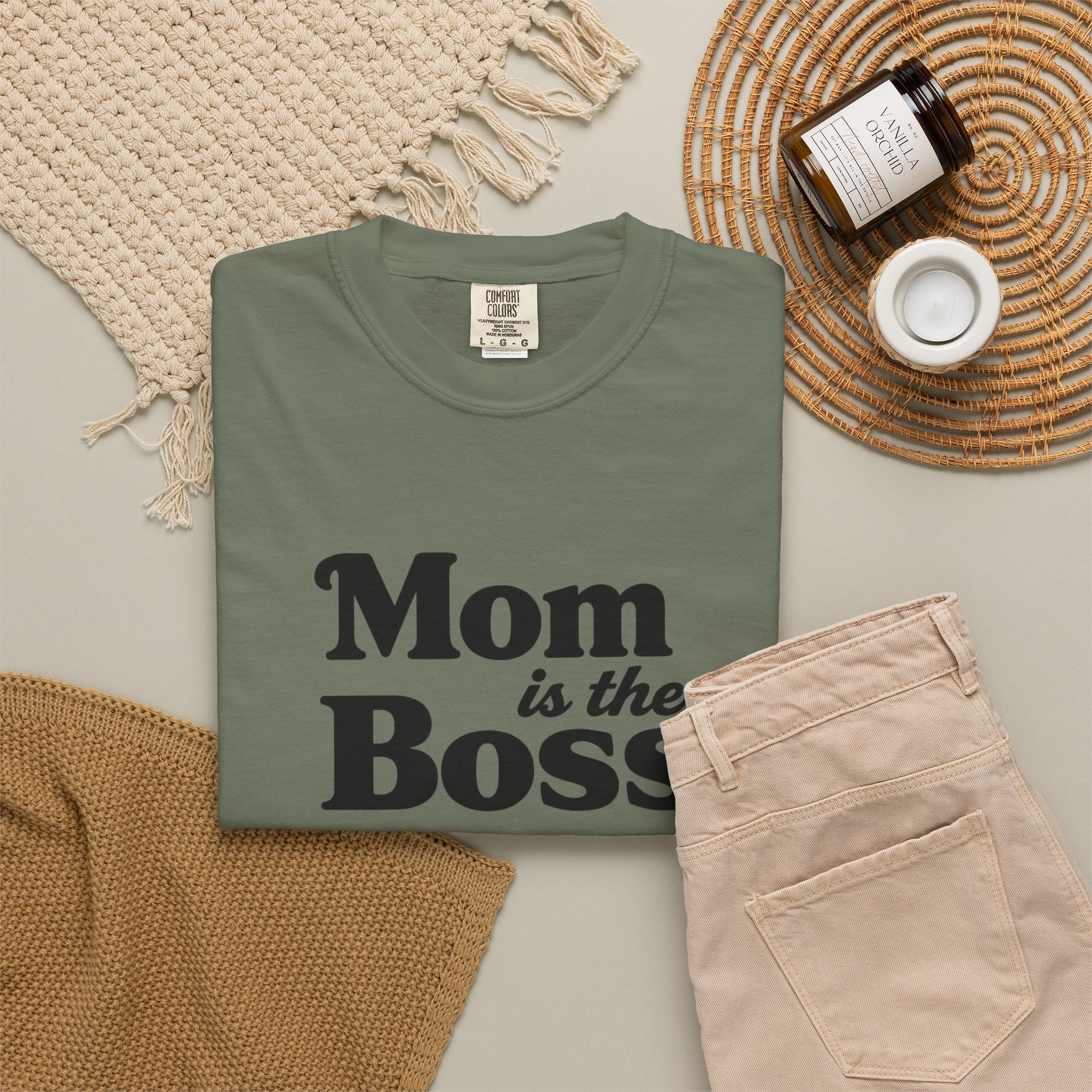 Mom is the Boss T-Shirt — Funny Mother's Day Tee