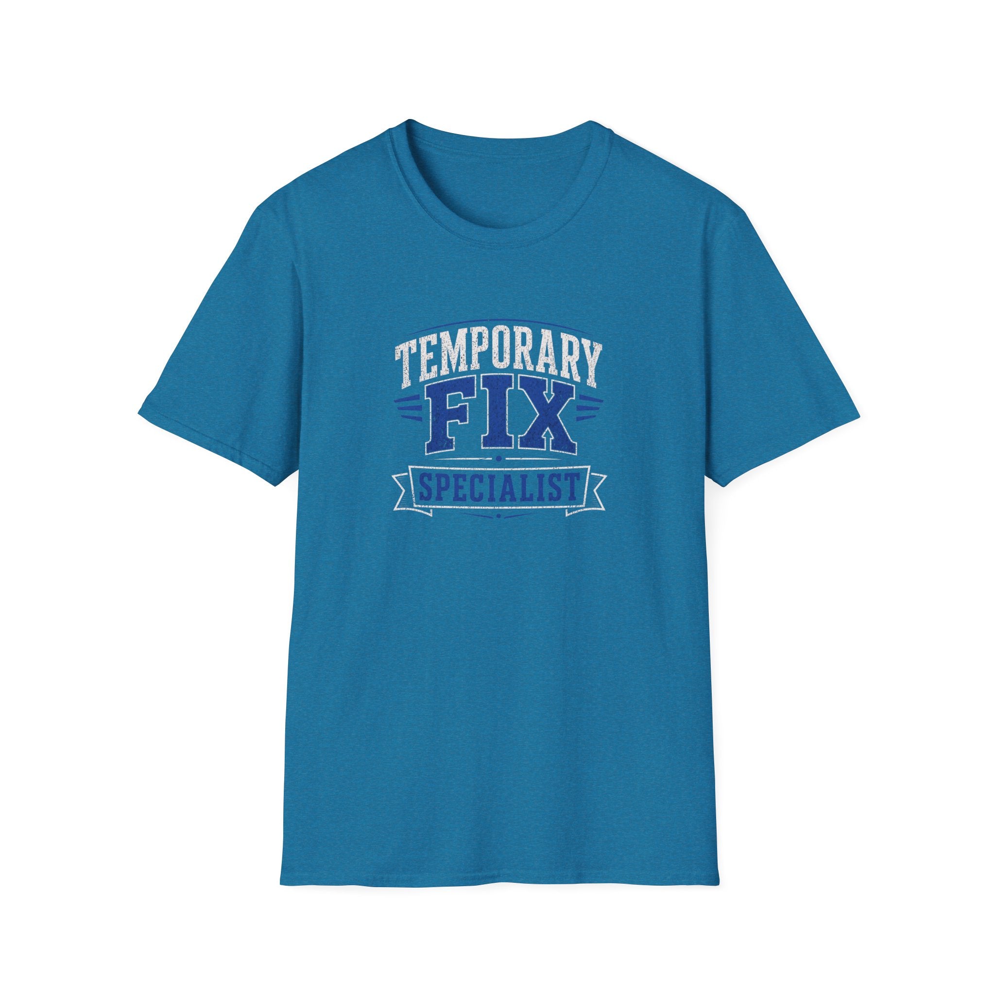 Temporary Fix Specialist T-Shirt — Funny Handyman / DIY Repair Crew Shirt