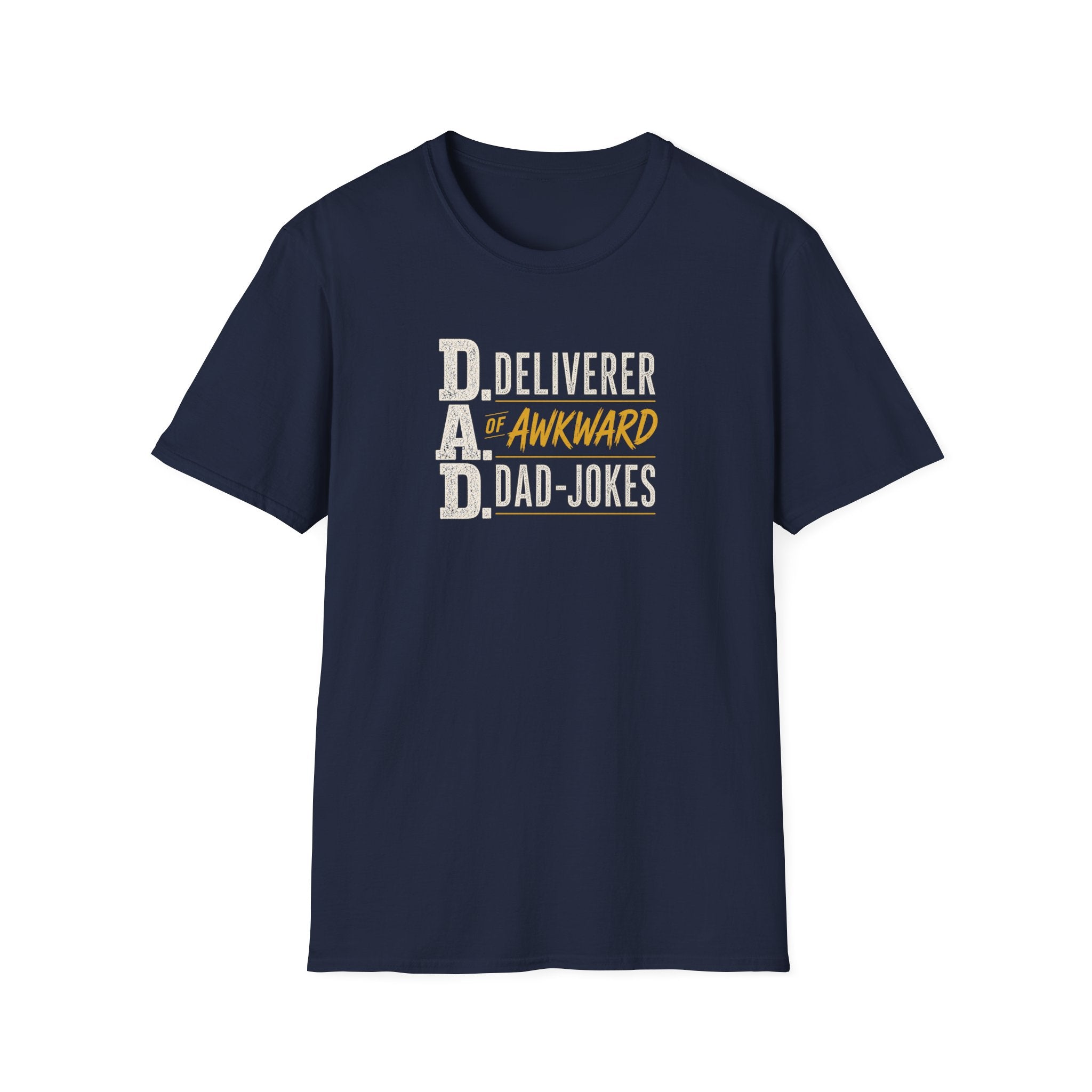 Dad T‑Shirt — D.A.D. "Deliverer of Awkward Dad‑Jokes" Funny Fathers Day Tee
