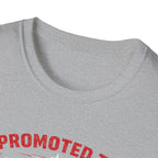 Promoted to Dad T-Shirt — New Dad Announcement Gift, Father’s Day Tee