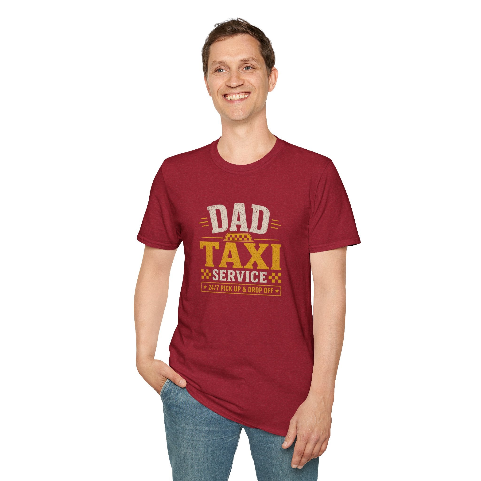 Dad Taxi Service T-Shirt — Funny Father's Day Pickup & Drop Off Tee