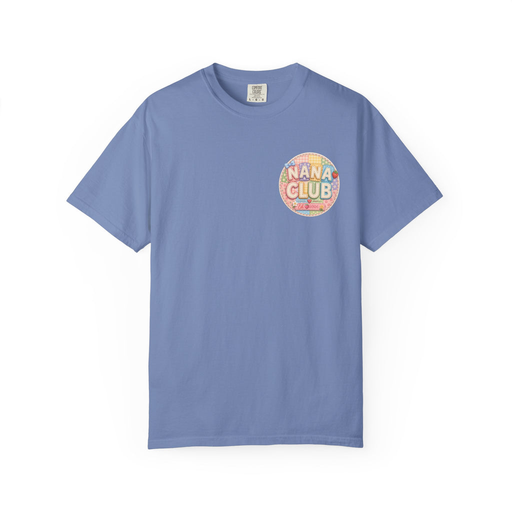 Nana Club T-Shirt — Retro Rainbow Badge Graphic