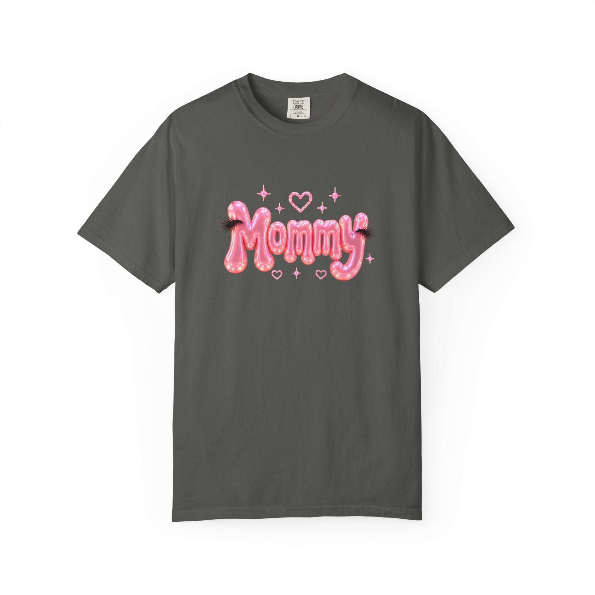 MOMMY Pink Balloon Eyelashes T-Shirt