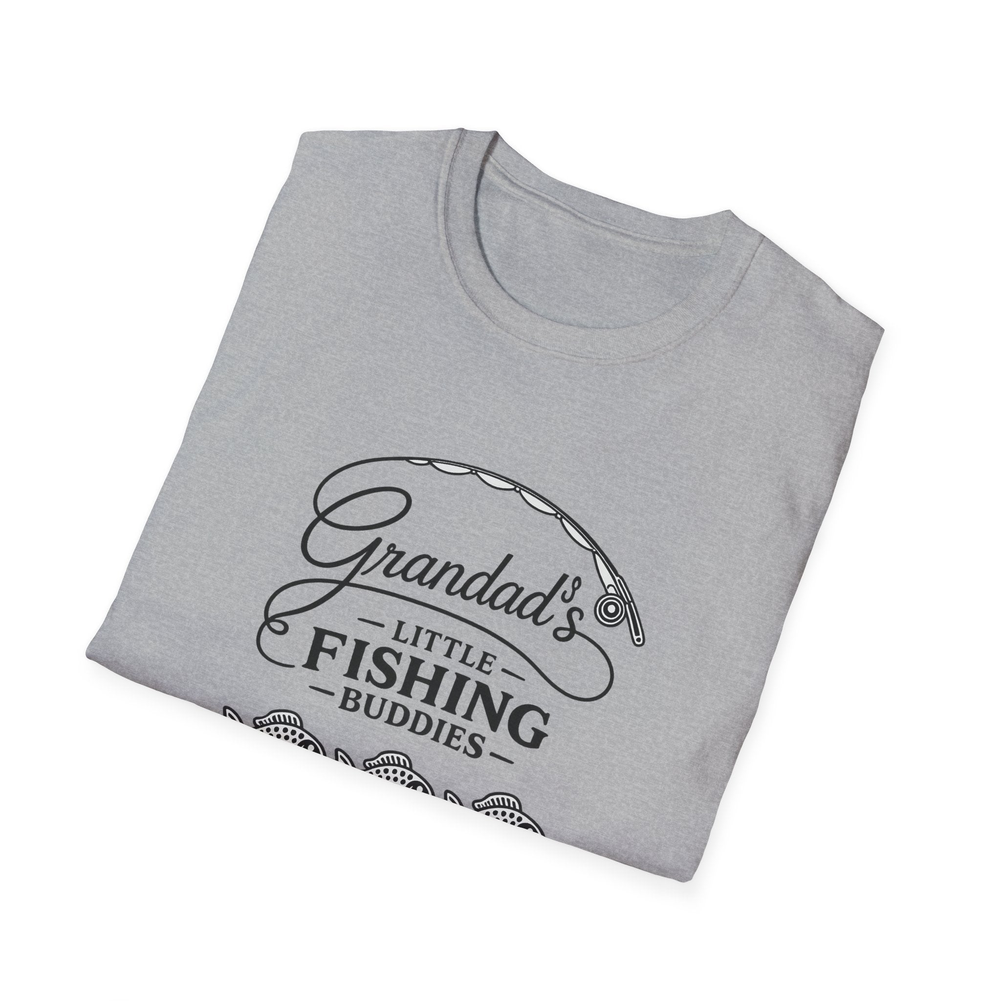 Granddad's Little Fishing Buddies T-Shirt — Grandpa & Kids Fishing Gift