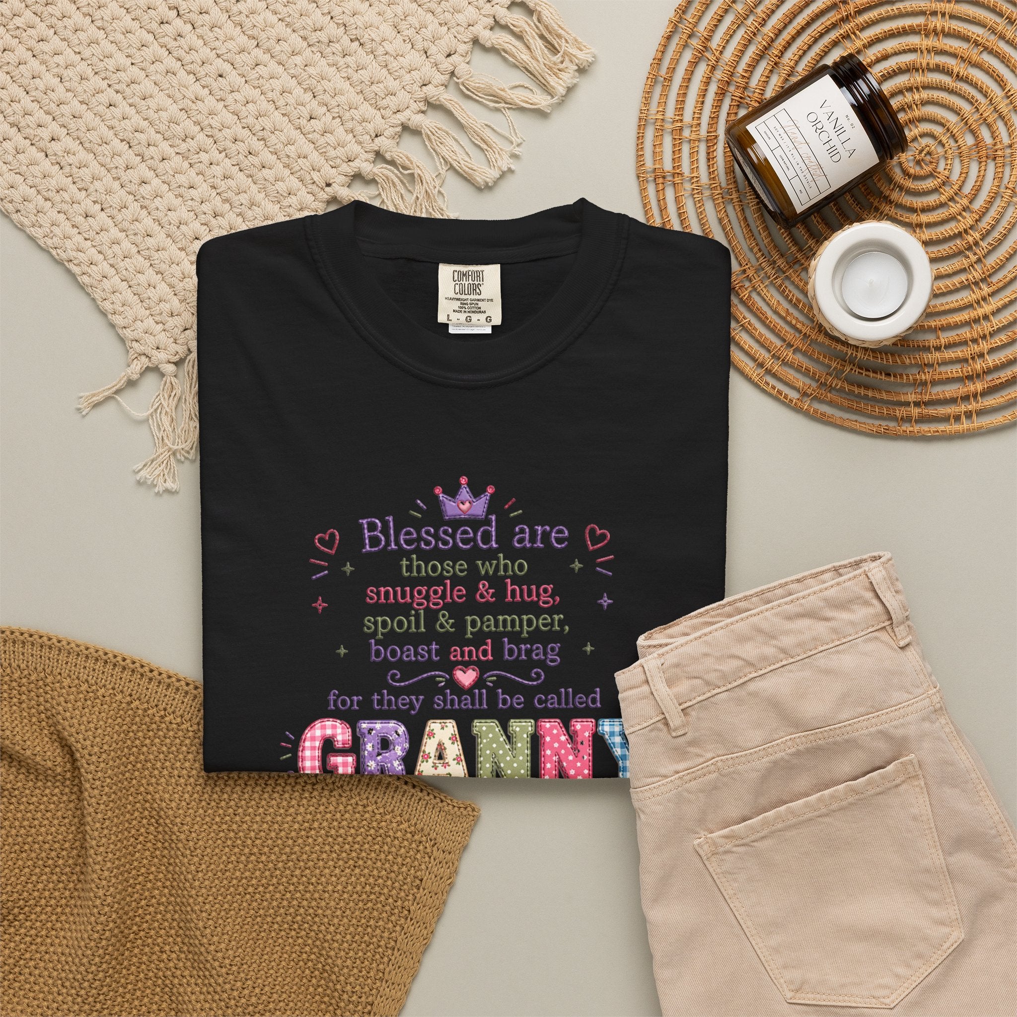 Granny Blessing T-Shirt — "Blessed are those who ... shall be called Granny" Gift Tee