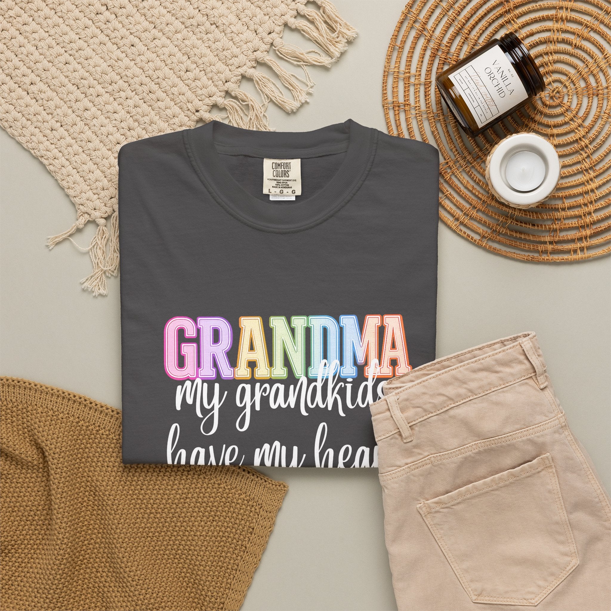 GRANDMA My Grandkids Have My Heart Tee