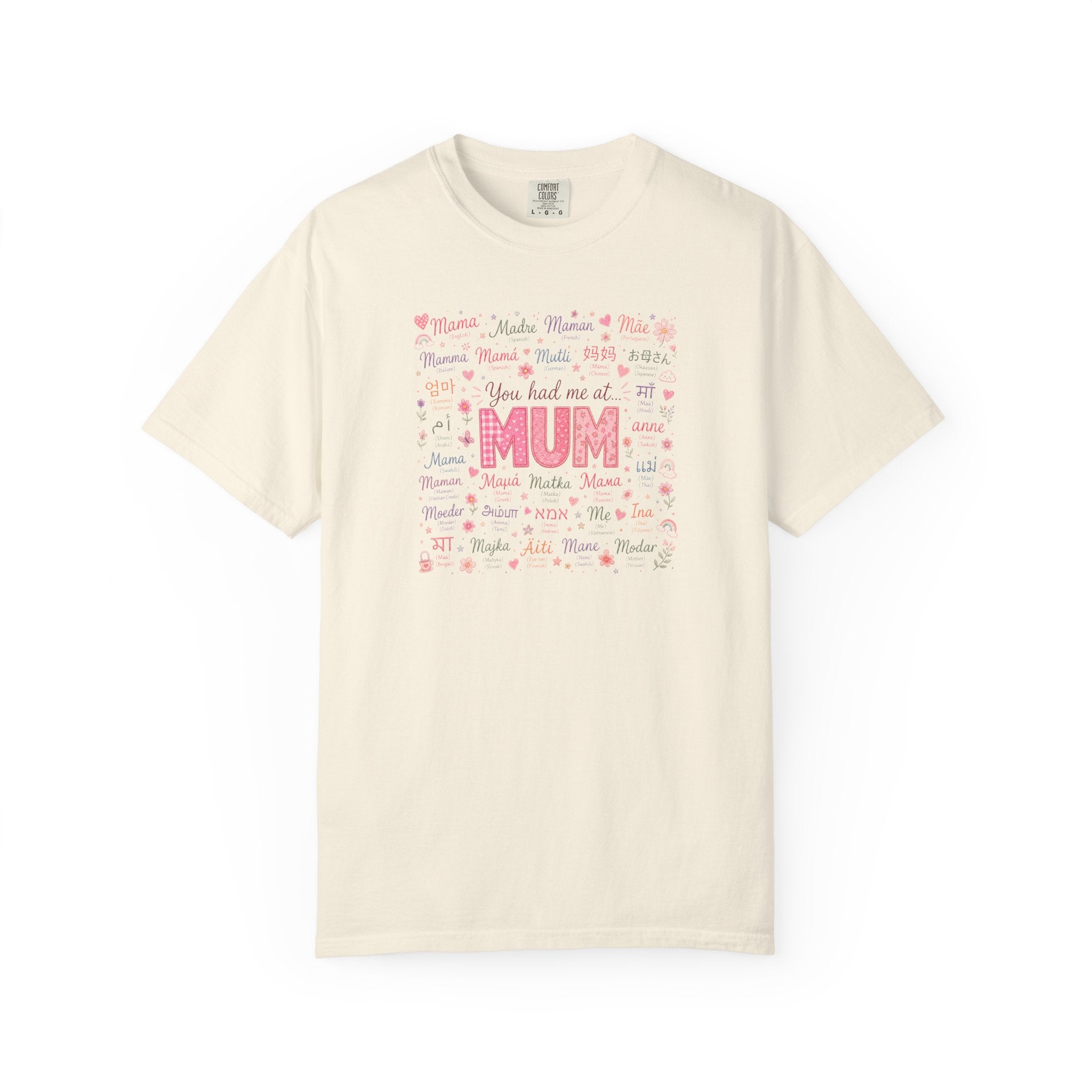 Mum Heartbeat T-Shirt — 'You Had Me at MUM' Floral Mother's Day Tee