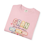 Gran Loves Her Crew T-Shirt — Personalized Grandma Family Names Tee
