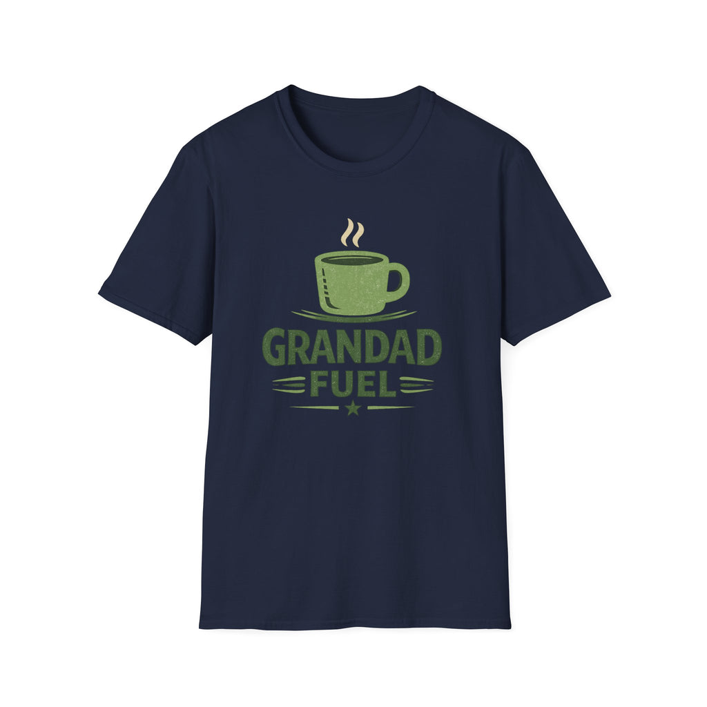 Grandad Fuel T-Shirt – Coffee Lover Grandpa Gift