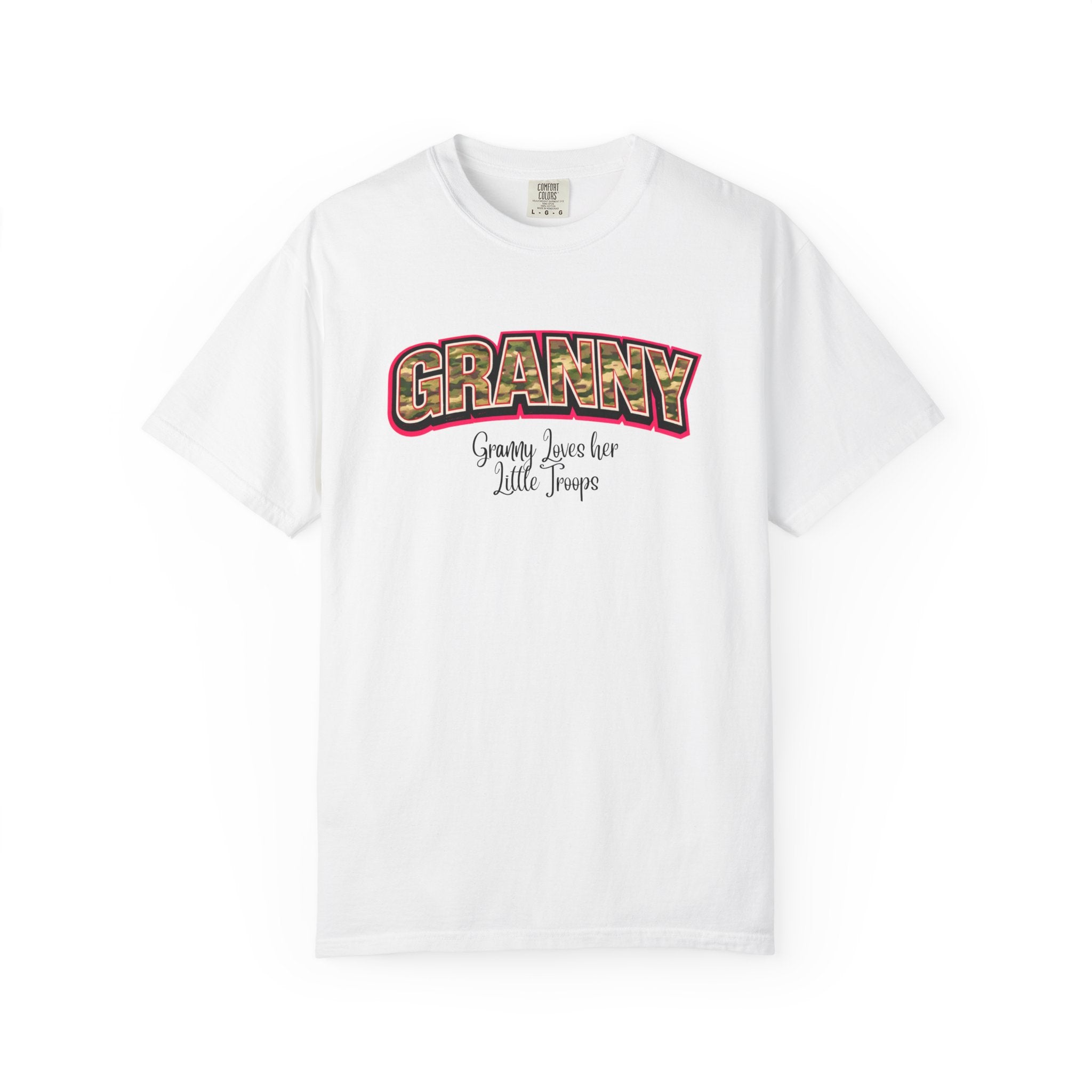 Granny "Granny Loves Her Little Troops" Graphic T-Shirt