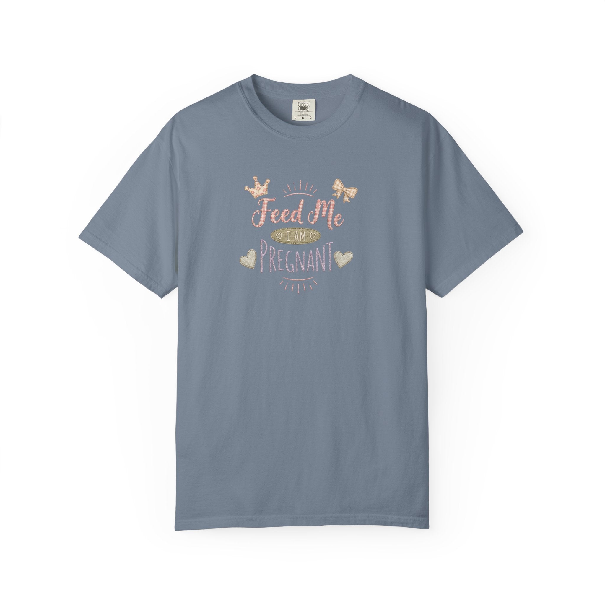 Pregnant 'Feed Me' Tee — Maternity Pregnancy Humor T-Shirt