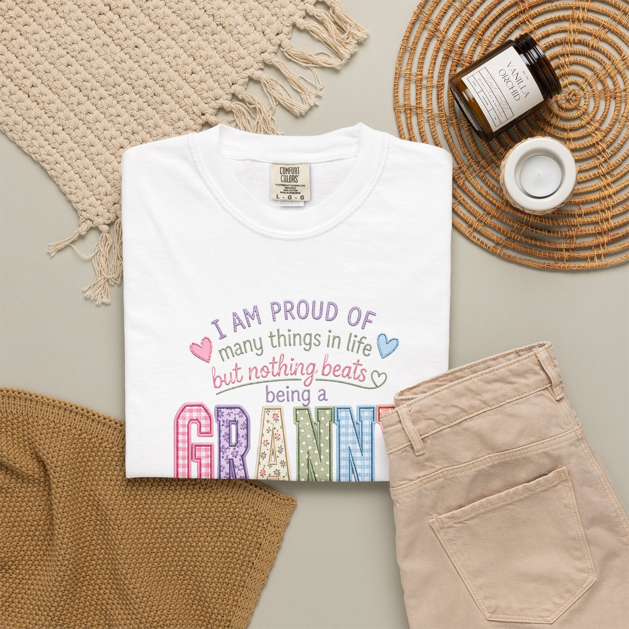Granny Proud Tee — "I Am Proud of Many Things in Life But Nothing Beats Being a Granny"