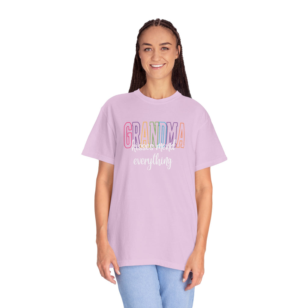 Grandma Kisses Mend Everything T-Shirt — Soft Pastel Mother's Day Gift
