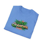 Super Grandpa Ireland Flag/Irish themed T-Shirt — Retro Comic Father's Day Gift
