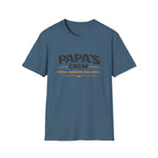Papa's Crew T-Shirt — "Small Humans, Big Love" Grandpa Gift