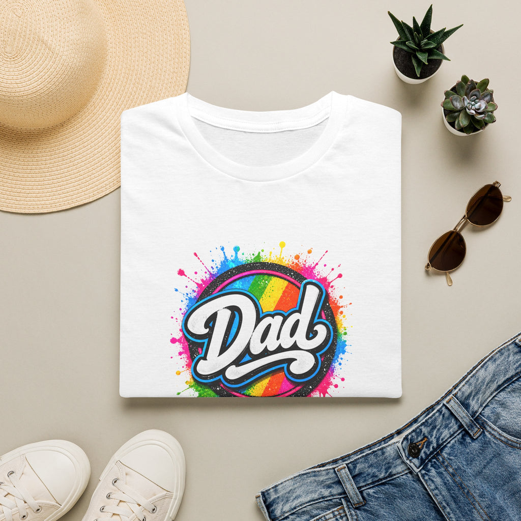 Dad Rainbow Graphic T-Shirt