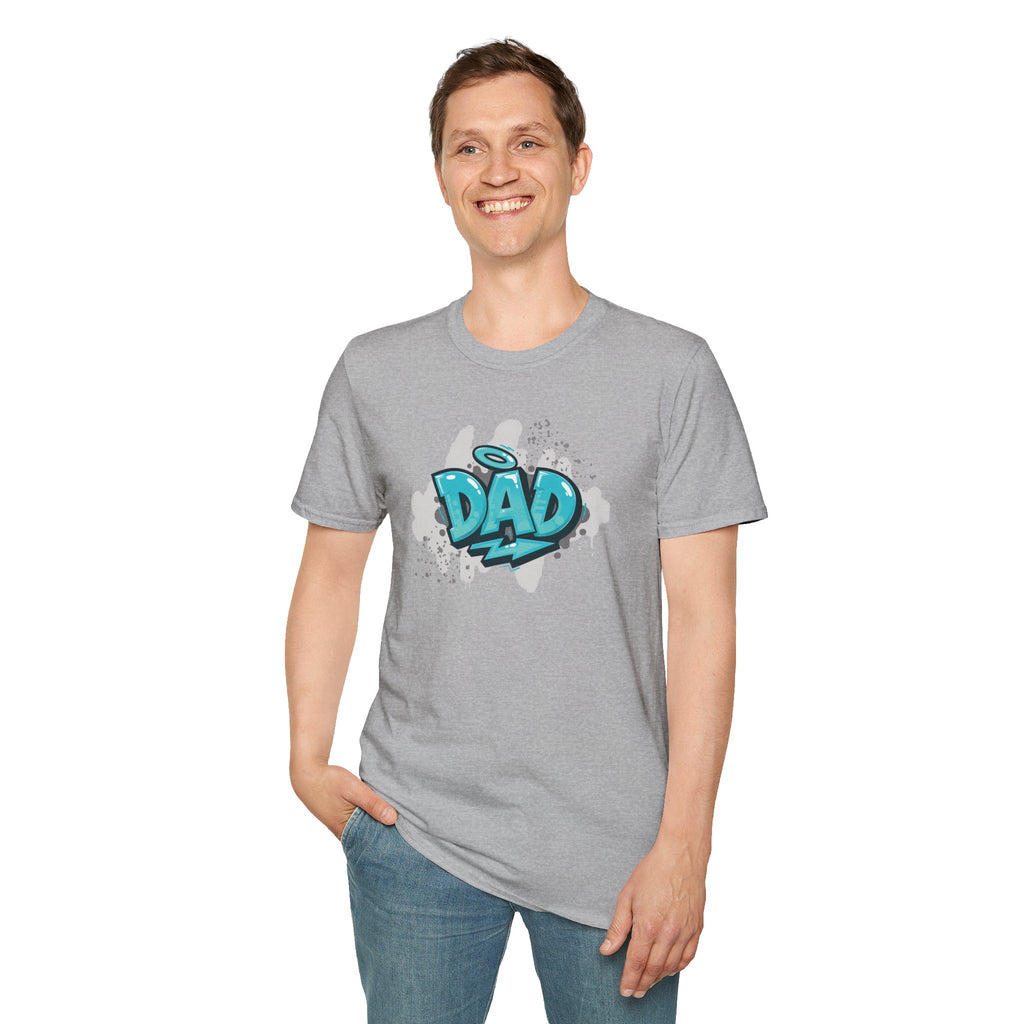 Dad Blue Graffiti T-Shirt