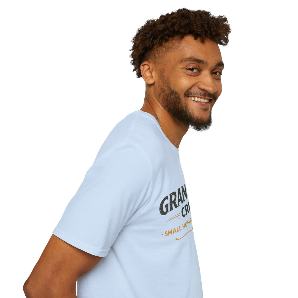 Granddad's Crew T-Shirt — "Small Humans, Big Love" Grandpa Gift