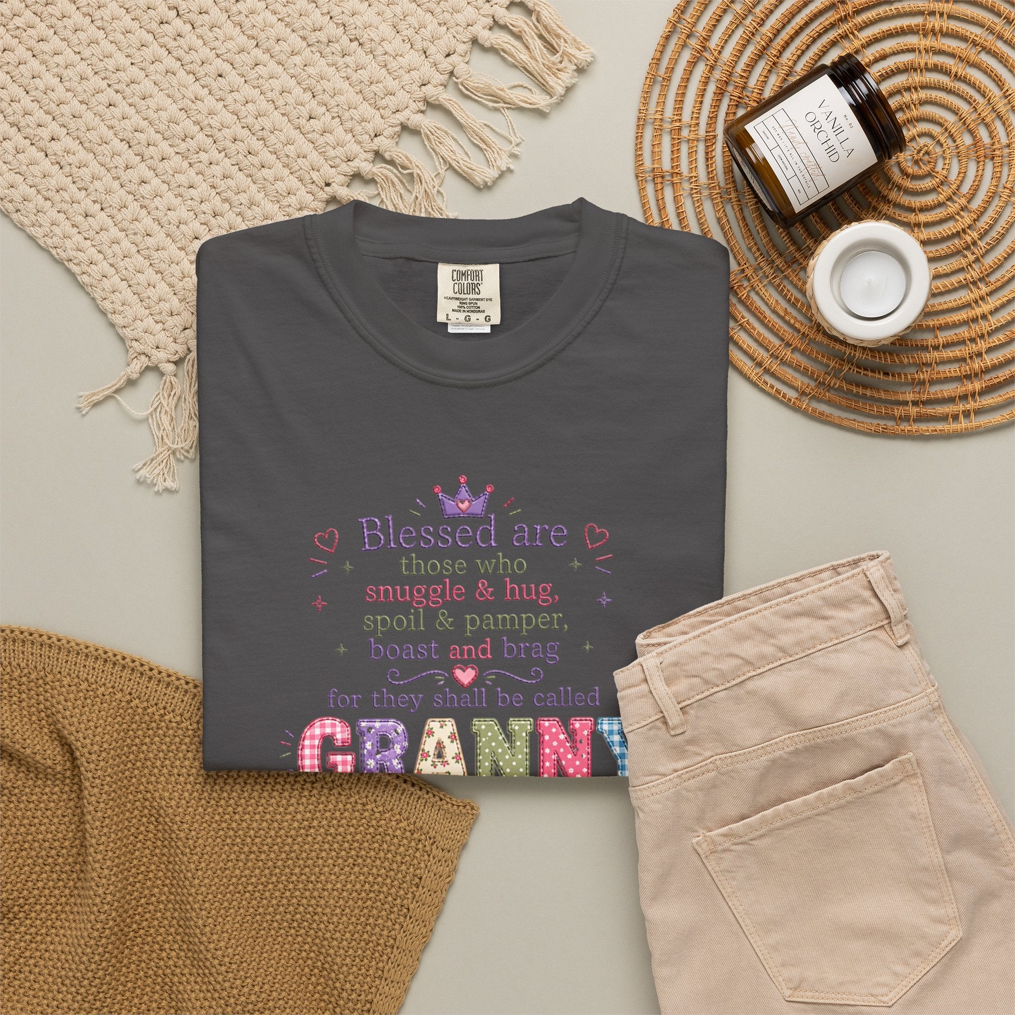 Granny Blessing T-Shirt — "Blessed are those who ... shall be called Granny" Gift Tee