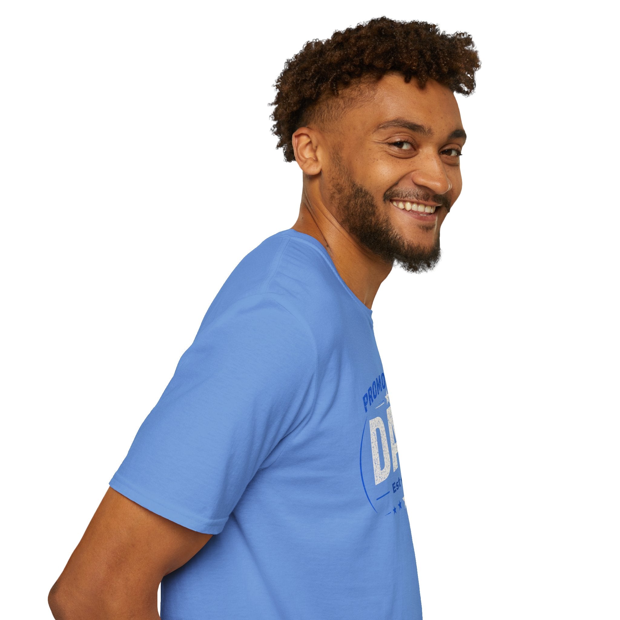 Promoted to Dad T-Shirt — New Dad Announcement Gift