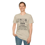 Papa Warning T-Shirt — Funny Grandpa Gift, 'Spoils Grandkids & Hands Out Biscuits' Tee