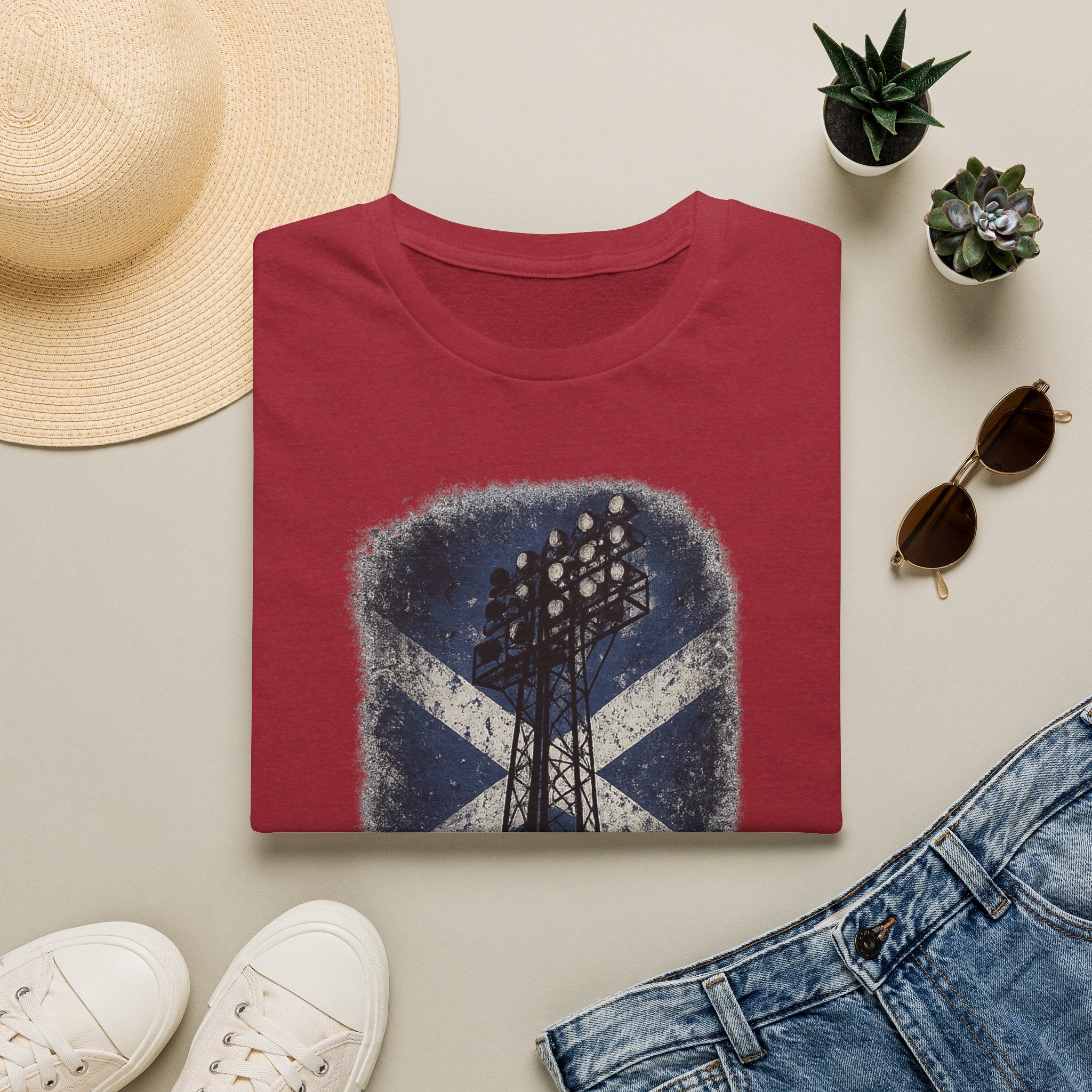 'The Roar' Scotland Flag Floodlights Tee