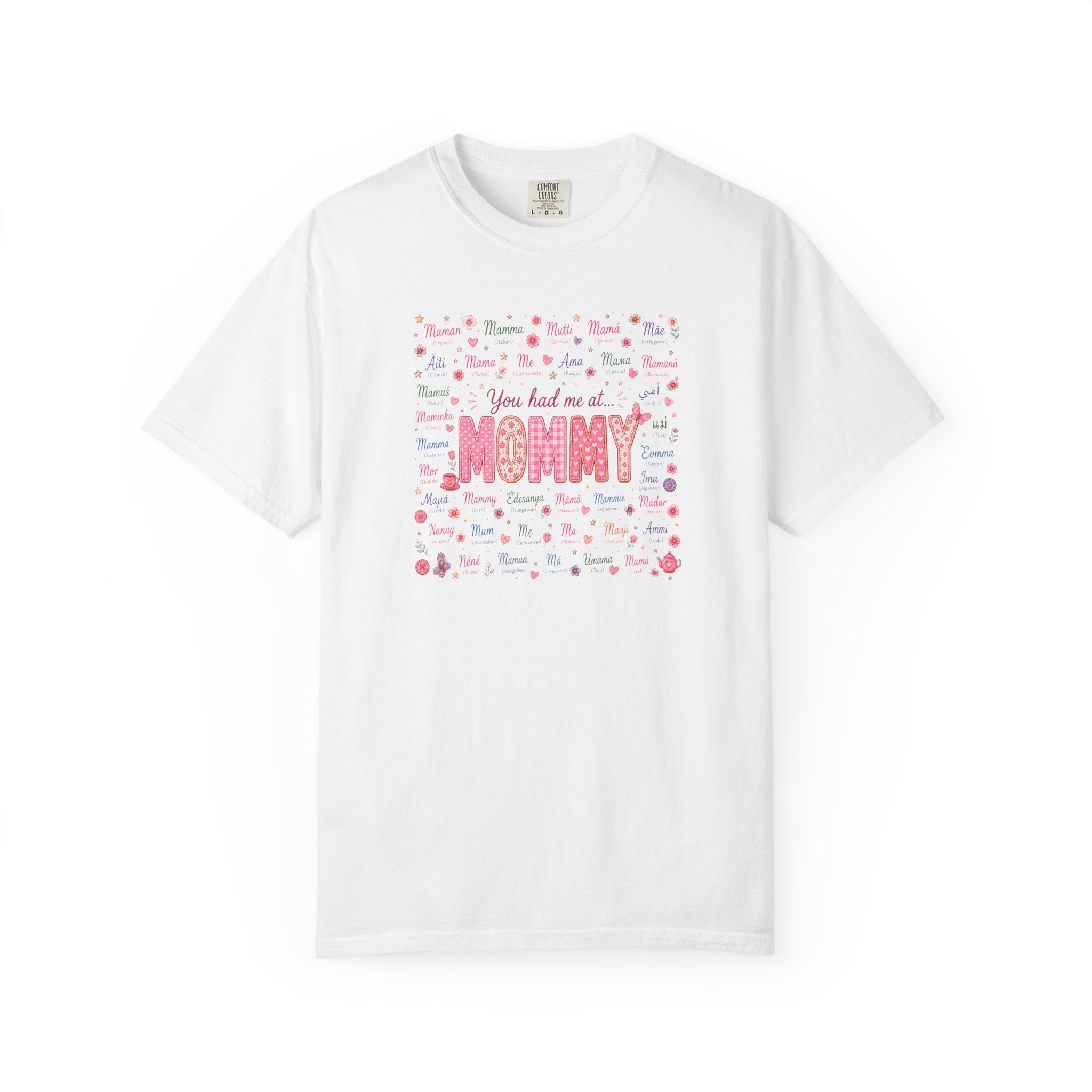 "You Had Me at Mommy" T-Shirt — Cute Mom Baby Shower Graphic Tee