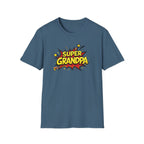 Super Grandpa T-Shirt – Comic Book Retro Graphic Tee for Grandfathers