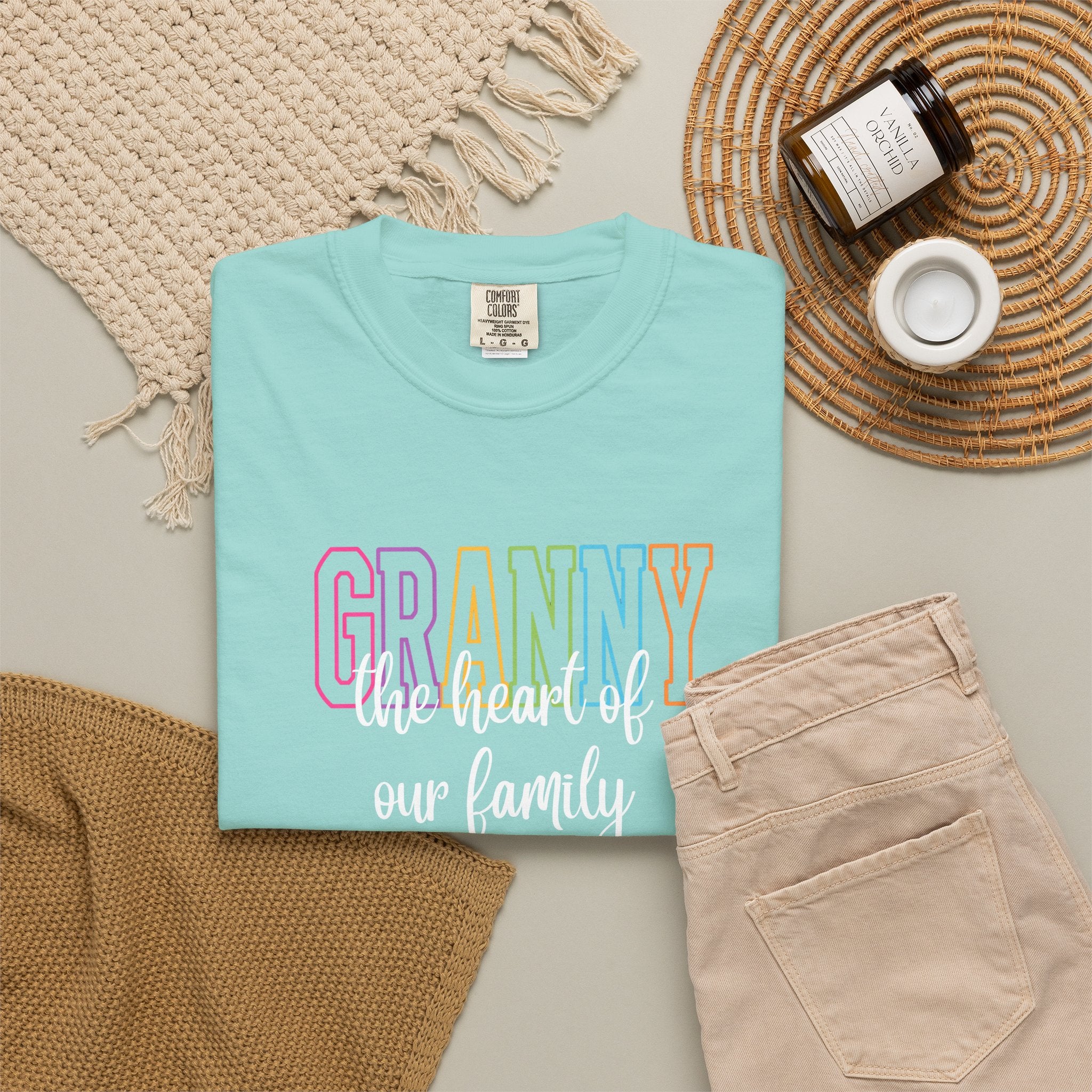 Grandma "the heart of our family" T-Shirt