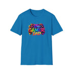 Gamer Dad Colourful Controller Design T-Shirt