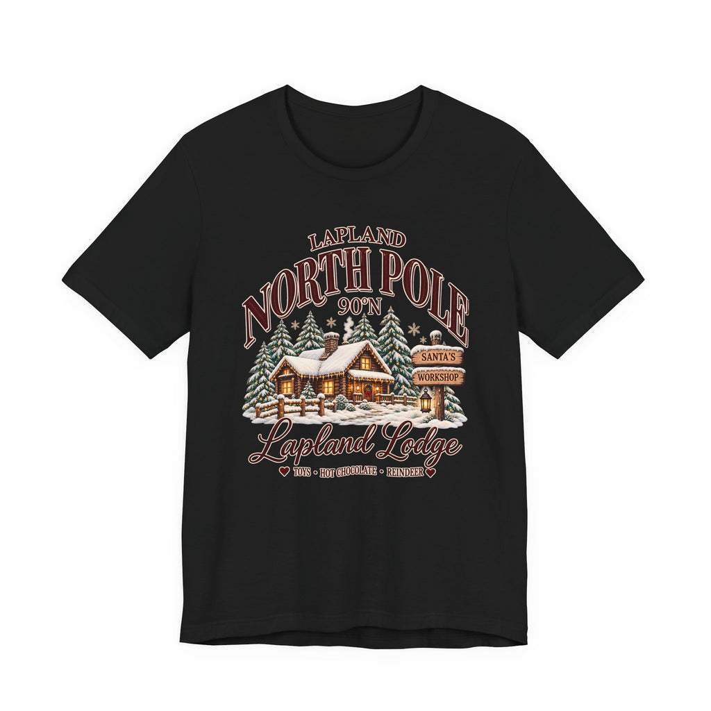 Lapland North Pole Lodge Christmas T-Shirt