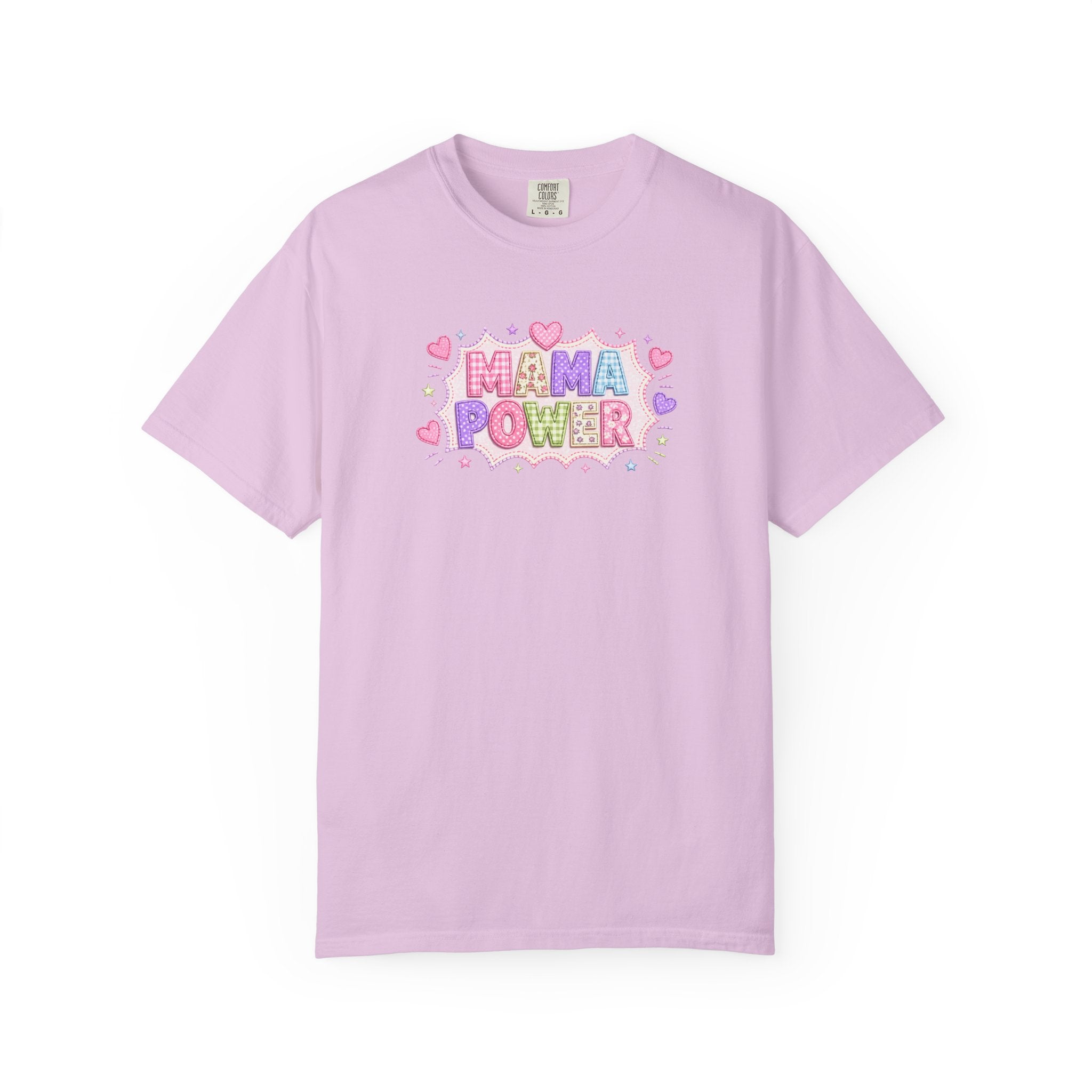 Mama Power T-Shirt — Cute Pastel Mom Pride Graphic Tee