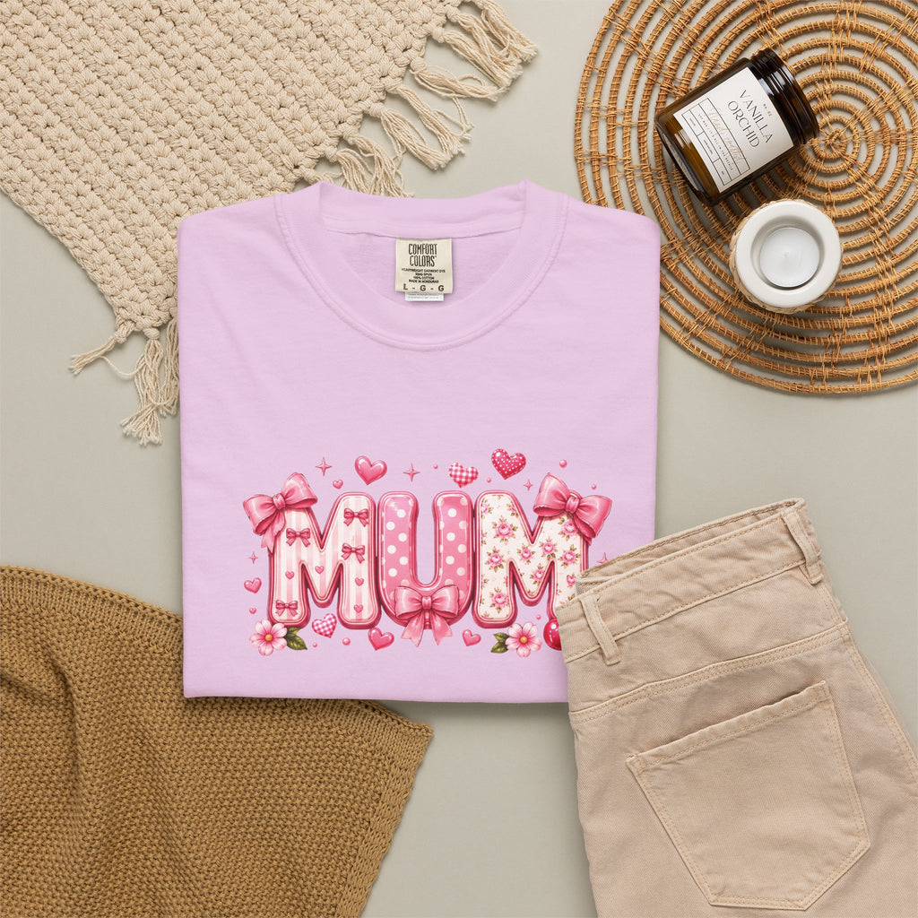 MUM Floral Heart T-Shirt