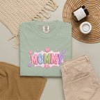 Mommy Hearts T‑Shirt — Cute Pastel 'MOMMY' Graphic Tee for Mother's Day & New Moms