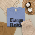 Granny Is the Boss T-Shirt – Funny Grandma Gift, Mother’s Day & Birthday Tee