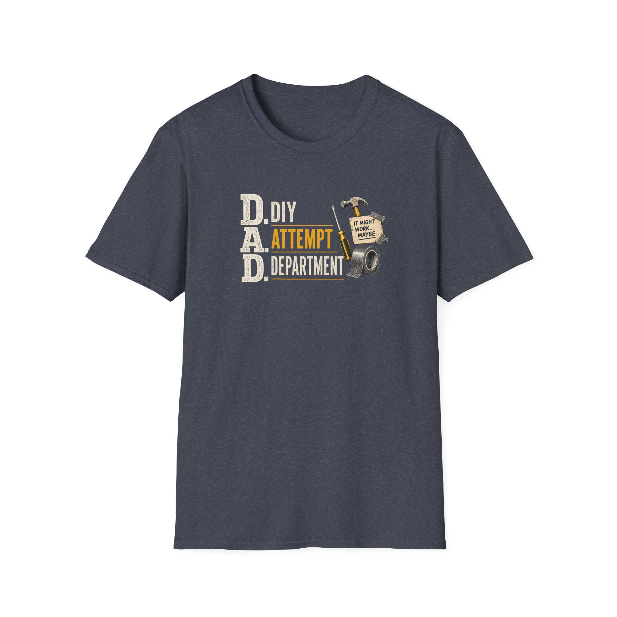 T-Shirt — "DAD: DIY Attempt Department" Funny Father’s Day Tool Shirt