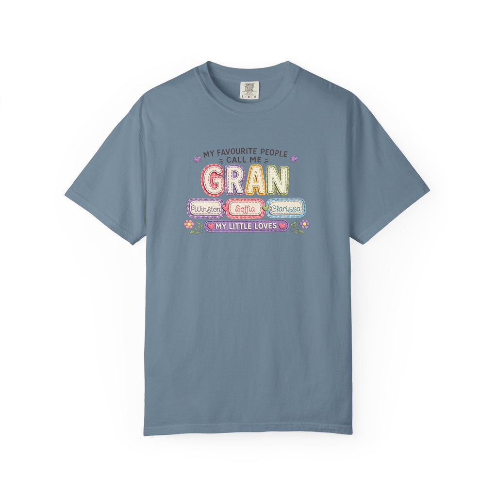 Gran Grandma T-Shirt – "My Favourite People Call Me Gran" Floral Gift Tee