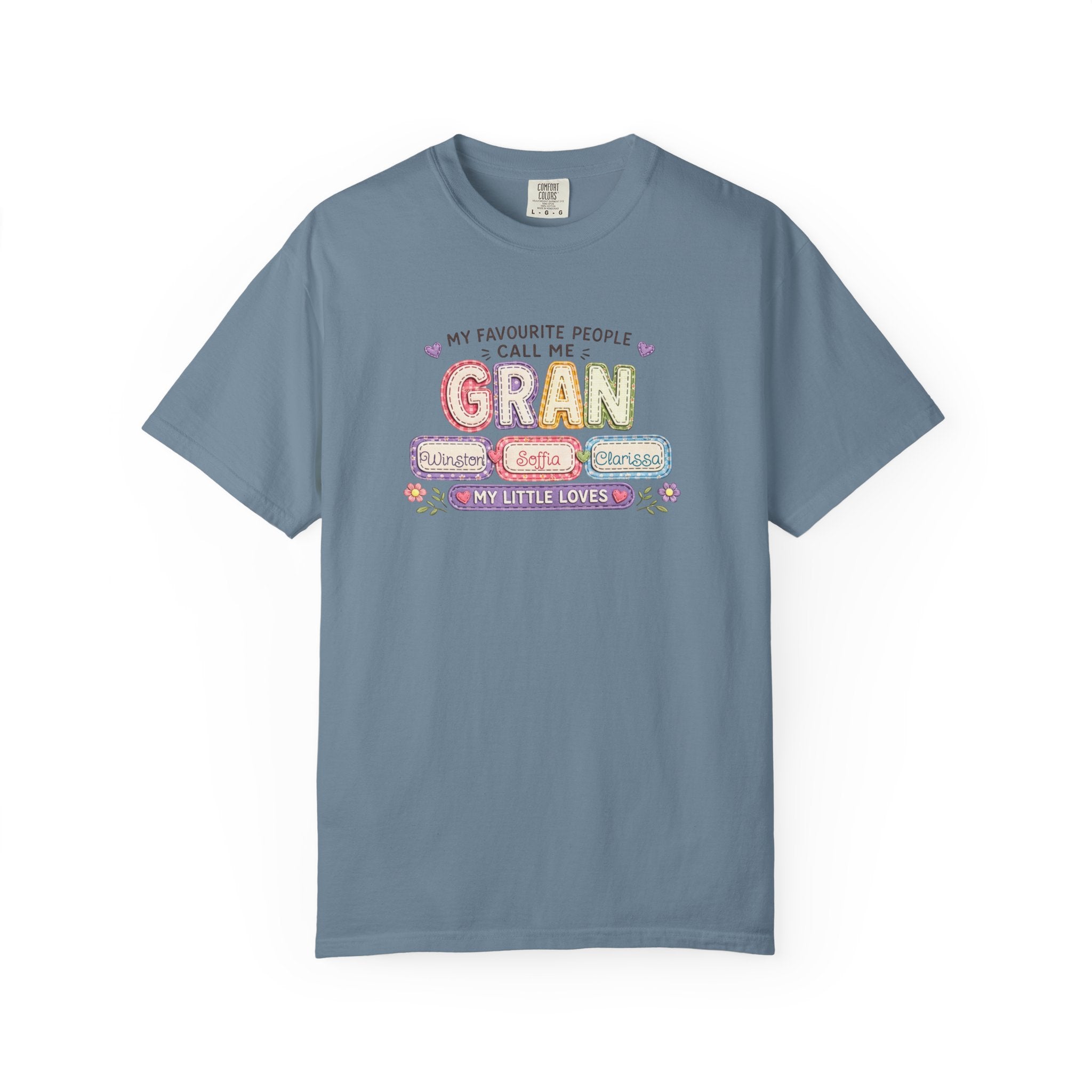Gran Grandma T-Shirt – "My Favourite People Call Me Gran" Floral Gift Tee