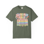 Grandma's Club T-Shirt — Cute Floral 'Grandma's Club' Rules Tee
