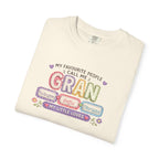 Gran Grandma T-Shirt – "My Favourite People Call Me Gran" Floral Gift Tee