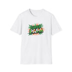 Super Papa Ireland Flag/Irish themed T-Shirt – Comic-Style Father’s Day Tee