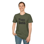 T-Shirt — "Papa is the Boss" Funny Father's Day Tee
