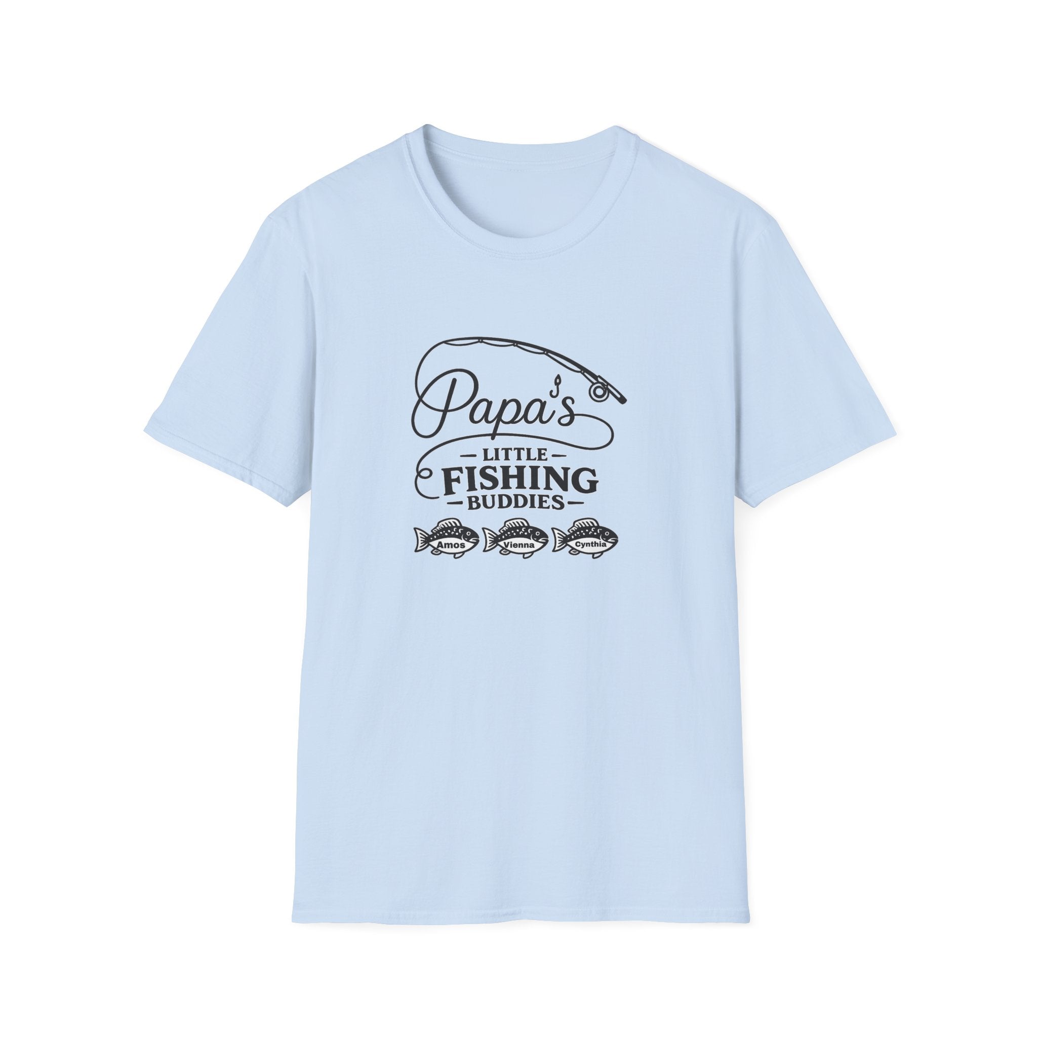 Papa's Little Fishing Buddies T-Shirt – Father-Child Fishing Tee