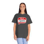 Hello My Name Is Granny T-Shirt - Funny Grandma Gift, Retro Name Badge Tee