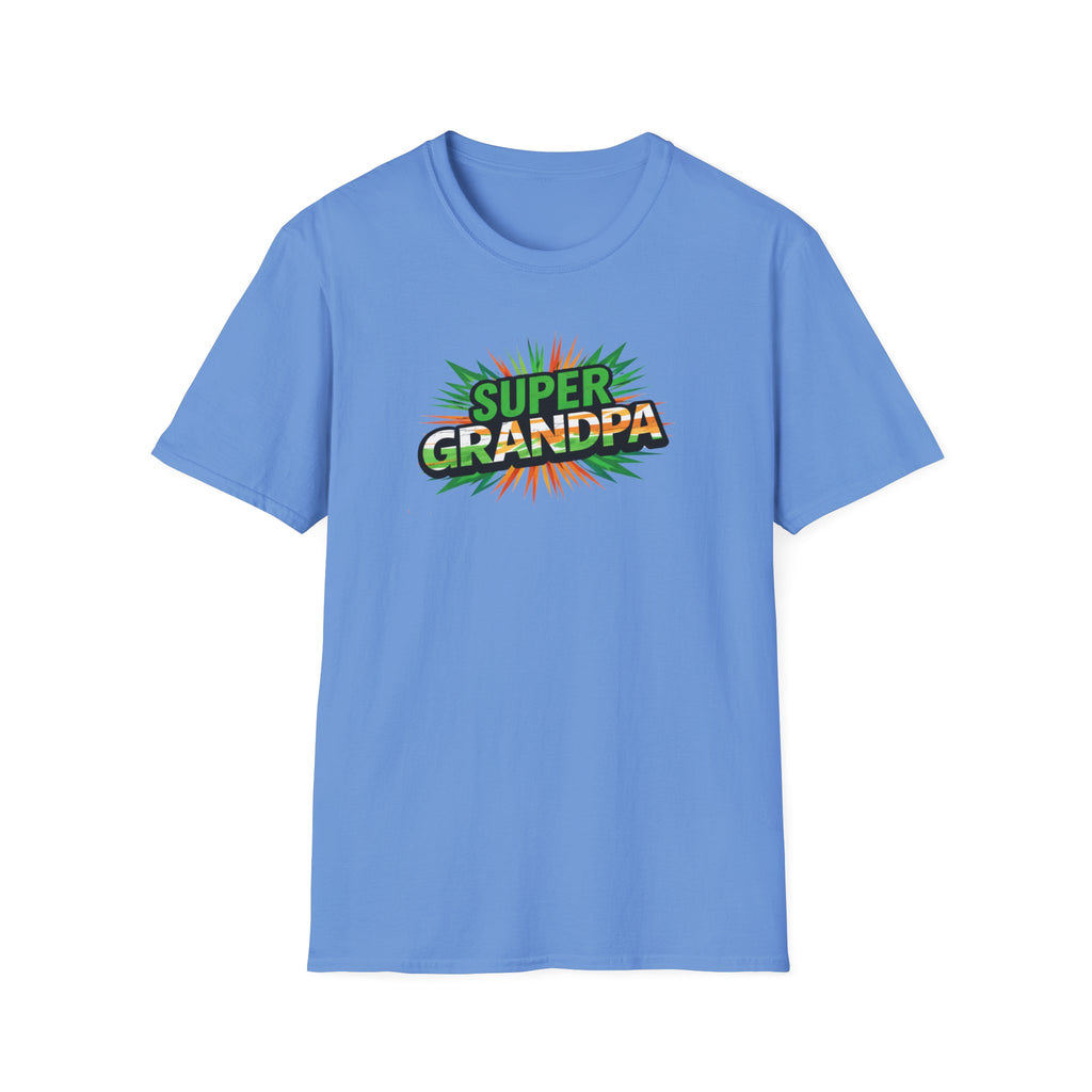 Super Grandpa Ireland Flag/Irish themed T-Shirt — Retro Comic Father's Day Gift