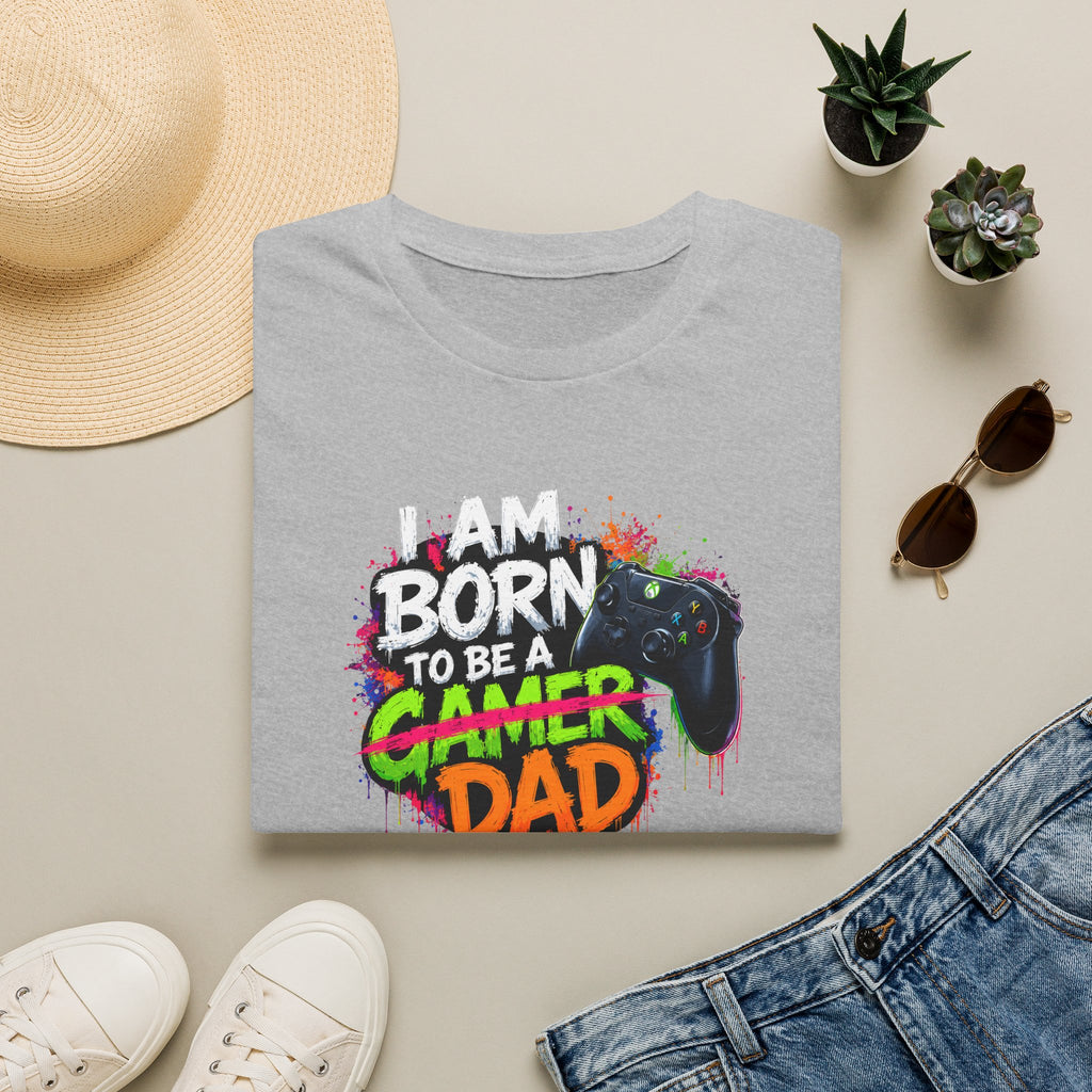 "I Am Born To Be A Gamer Dad" T‑Shirt