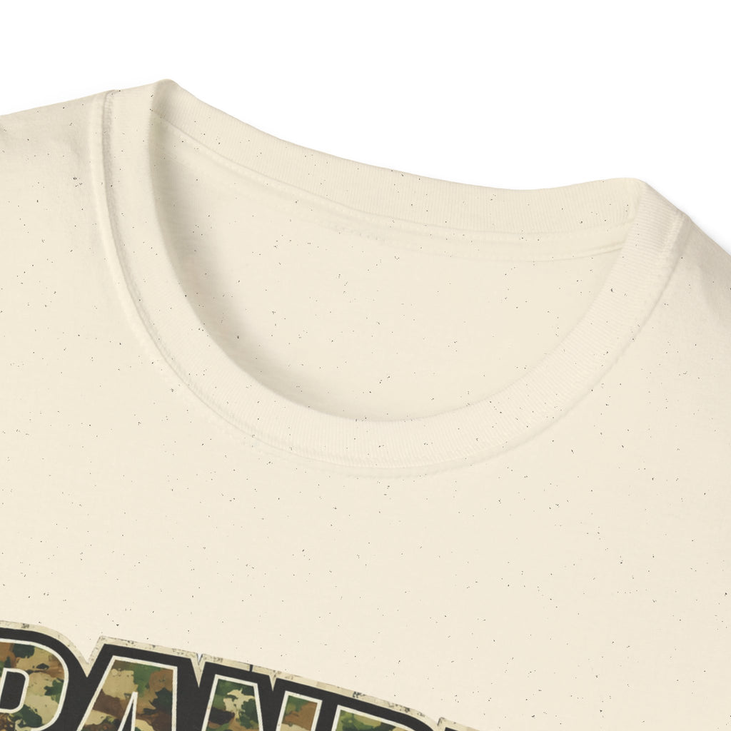 Grandpa Camo T-Shirt — "Grandpa Loves His Little Troops" Military Dad Gift