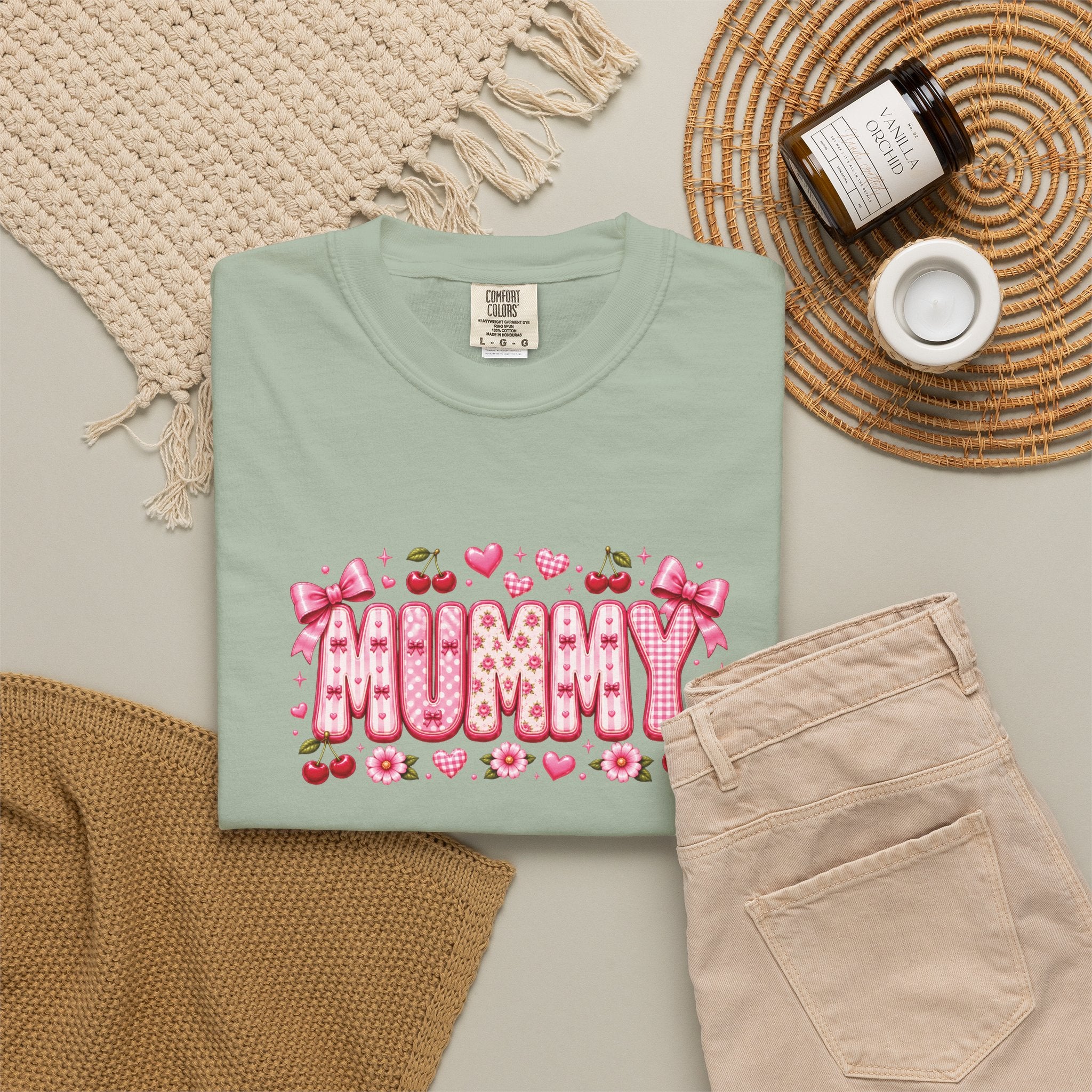 MUMMY Floral Heart T-Shirt