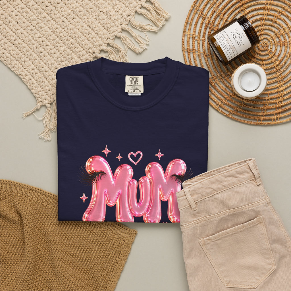 MUM Pink Balloon Eyelashes T-Shirt